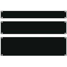 FDL 3U 19 Inch BLANKING PLATE - BLACK