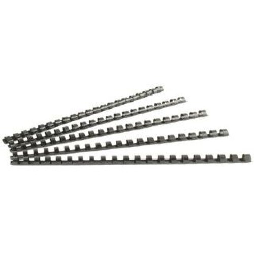 Q-CONNECT Q CONNECT COMB BINDING 12MM BLACK PK100