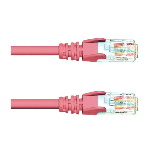 FDL 0.5M CAT.5e UTP PATCH CABLE - PINK