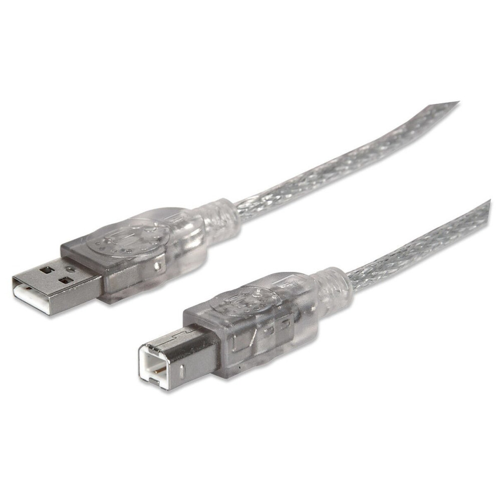 Manhattan Men's Usb-A To Usb-B Cable, 3M, To 480 Mbps (Usb...