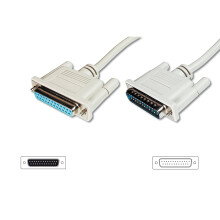 Digitus Datatransfer extension cable, D-Sub25