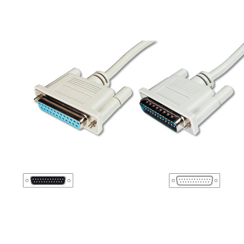 Digitus Datatransfer extension cable, D-Sub25