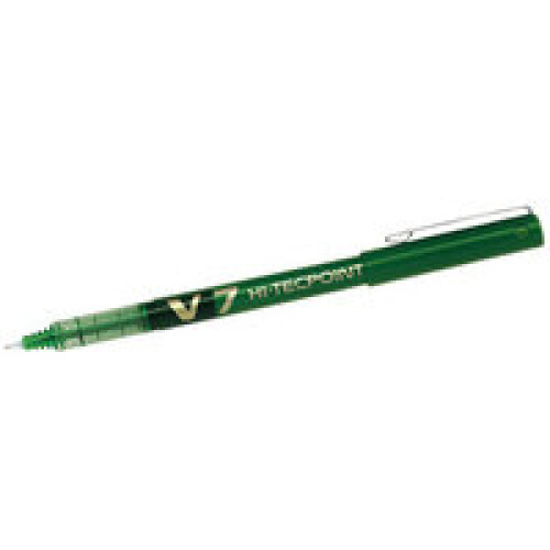 Pilot Pilot V7 Green Hi Tec Liquid Rollerball 0.7mm PK12