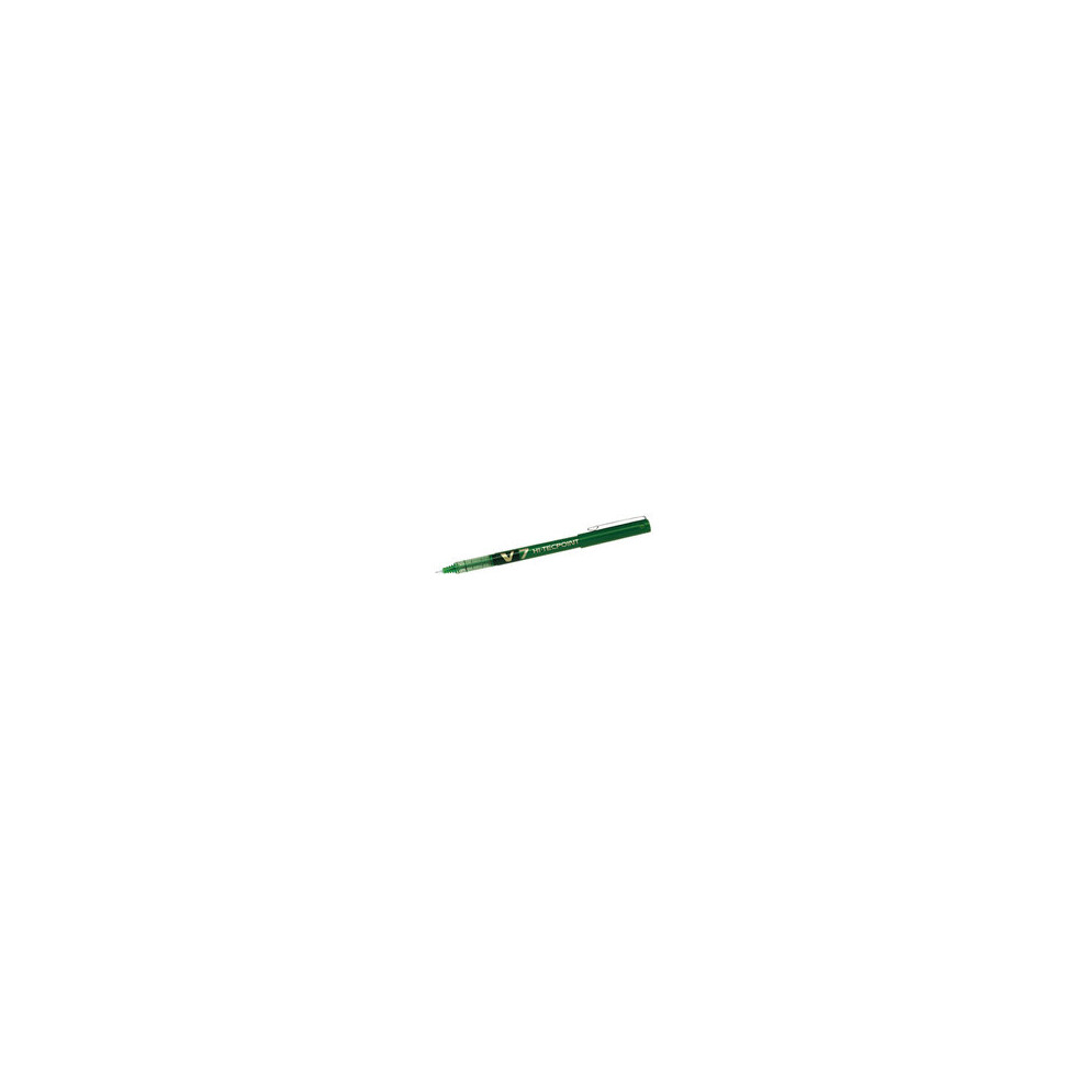 Pilot V7 Green Hi Tec Liquid Rollerball 0.7mm PK12
