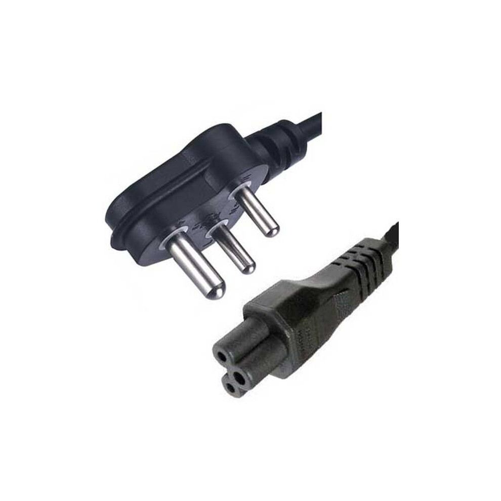 Fdl 2M South African Mains Plug To C5 Clover Leaf" Socket Cable" 5055309613432