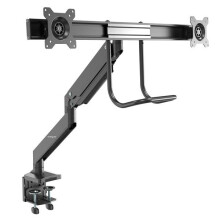 Mobile TV Startech ARMSLMBARDUO Nero