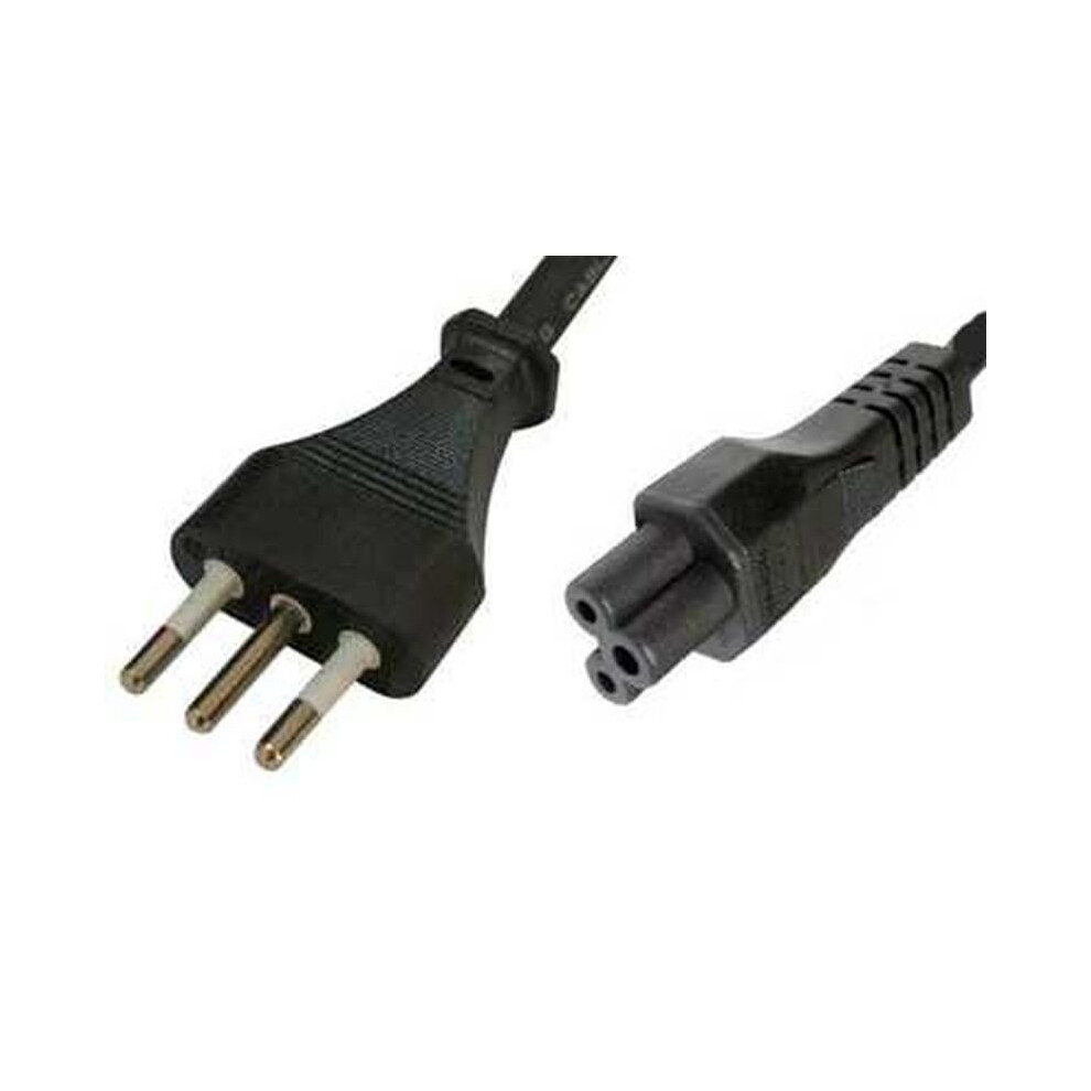 Fdl 2M Italian Mains Plug To C5 Clover Leaf" Socket Cable" 5055309613456
