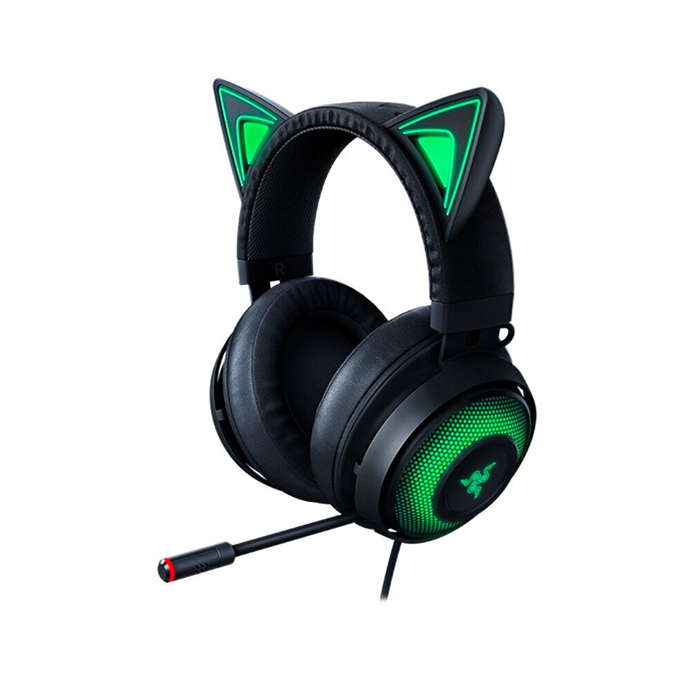 Razer Kraken Kitty Edition Headset Head-band Black,Green-image-OPC-P5YK5KD-NEW