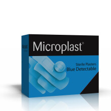 Crest Medical Blue Dot Blue Detectable Assorted Plasters PK100