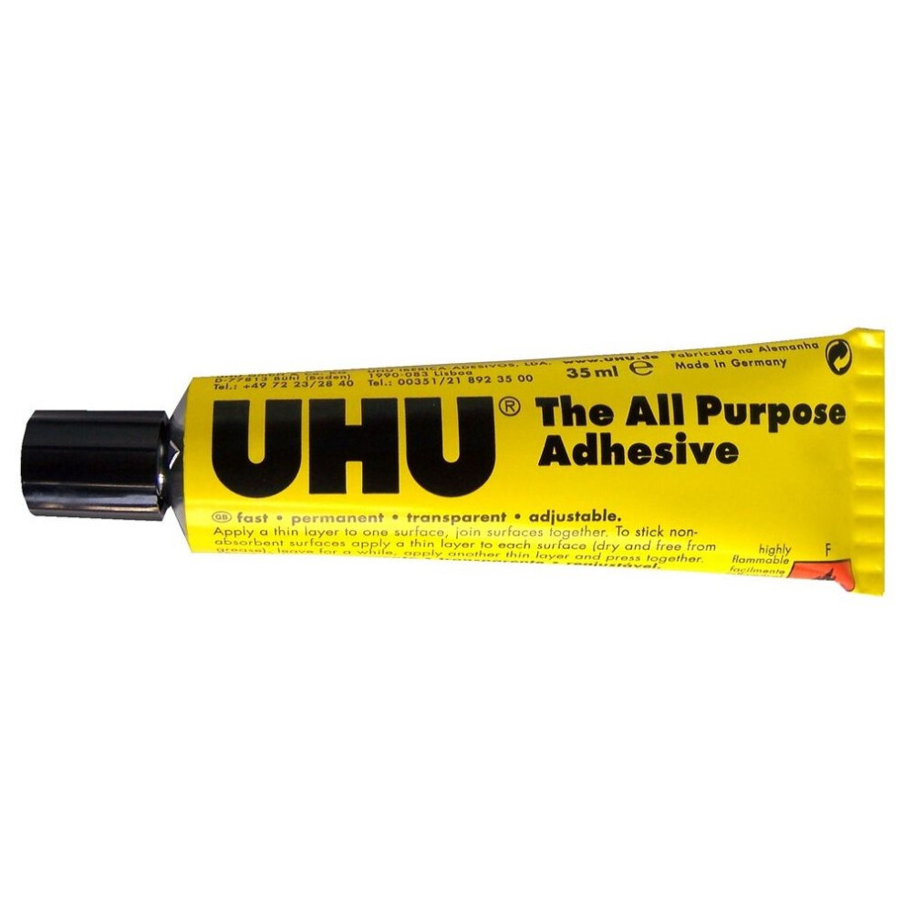 Uhu All Purpose Adhesive 35Ml Blister (Pack 10) 4026700444025