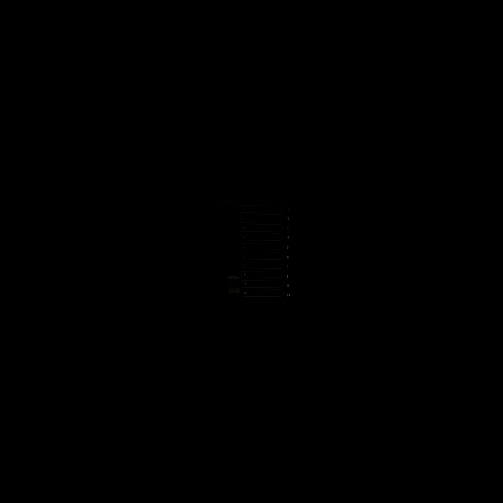 Concord INDEX 1-10 A5 WHITE CS71