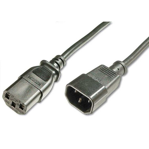 FDL 3M IEC MAINS EXTENSION CABLE - IEC C13 SOCKET TO C14 PLUG
