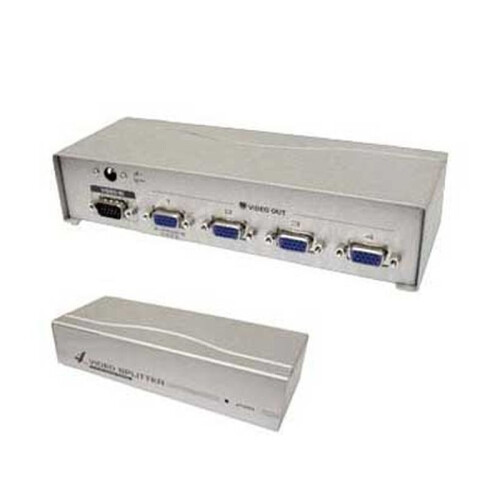 FDL 4 WAY SVGA VIDEO SPLITTER - 400Mhz