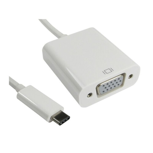 FDL 0.15M USB TYPE C TO VGA ADAPTOR CABLE (M-F)
