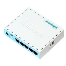 Mikrotik RB750GR3 wired router Gigabit Ethernet Turquoise,White