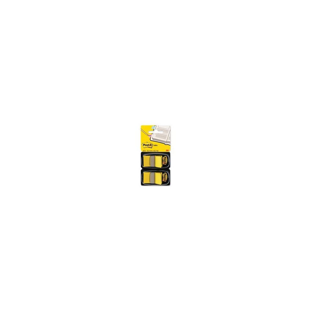 Post-It Index Flag Dispenser Yellow Pk2