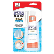 (Clear Silicone) 151 Multipurpose Silicone Sealant Waterproof Small