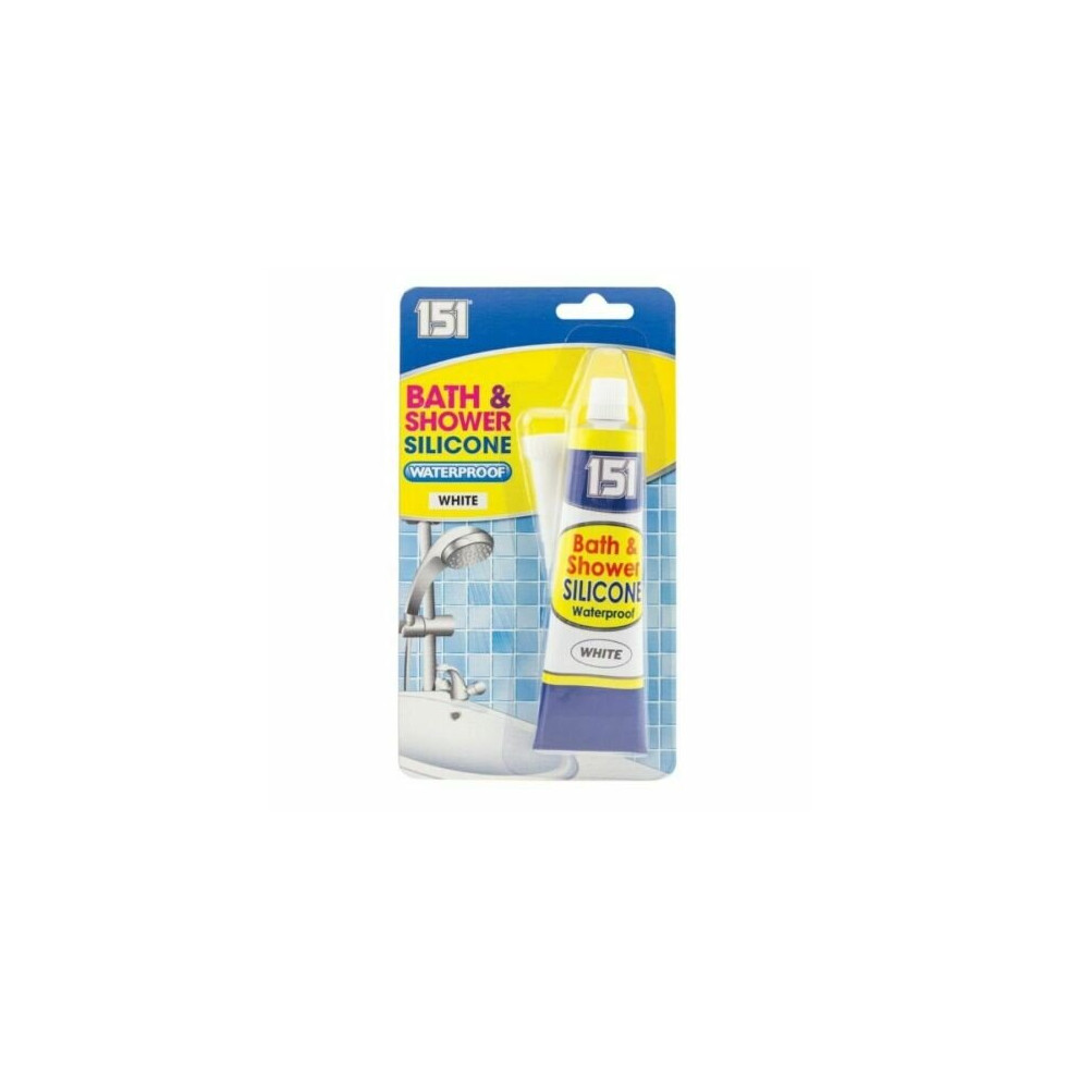 (Bath & Shower Silicone) 151 Multipurpose Silicone Sealant Waterproof Small