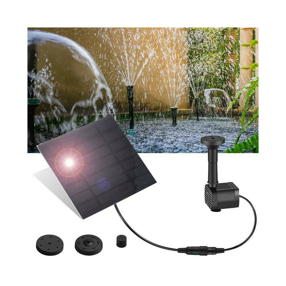 Ranpo Fountain Water Pump Kit Solar Power Pool Garden Pond Watering Submersible