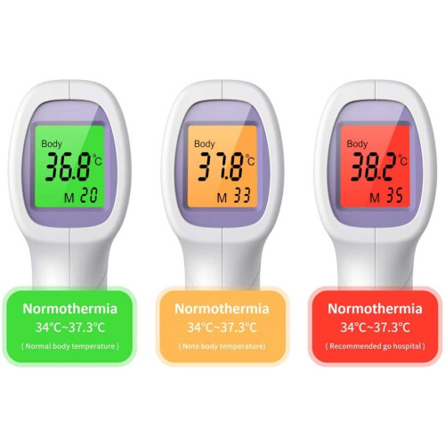 Contactless Infrared Forehead Thermometer | LCD Thermometer 2