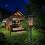 4-pack Flakkende flamme-stil hage-solcellelys | LED-utendørslys 6