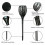 4-pack Flakkende flamme-stil hage-solcellelys | LED-utendørslys 5