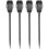 4-pack Flakkende flamme-stil hage-solcellelys | LED-utendørslys 1