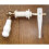 Gold ceramic toilet cistern lever traditional style 2