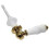 Gold ceramic toilet cistern lever traditional style 3