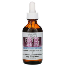 Advanced Clinicals, Soro de Peptídeos, Soro de Face Anti-Rrugem, 1,75 fl oz (52 ml)