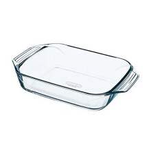 Pyrex Optimum Glass rectangular Roaster High resistance Easy grip 39x25 cm