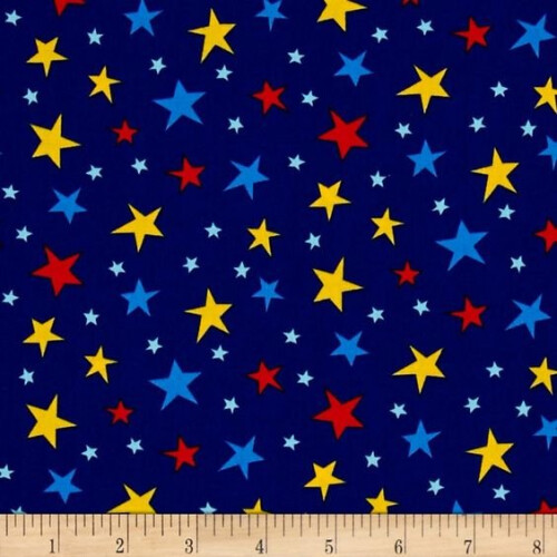 Michael Miller Fabrics Fat Quarter Atomic Stars 100% Cotton Quilting Patchwork Sewing Fabric