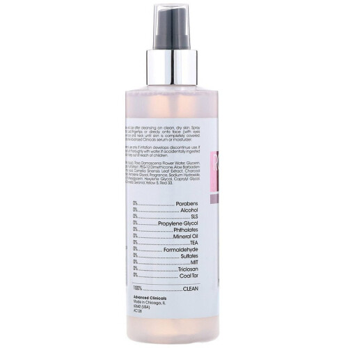 Advanced Clinicals, Ροζέτα Τόνερ, Tone & Tighten Formula, 8 fl oz (237 ml) 2