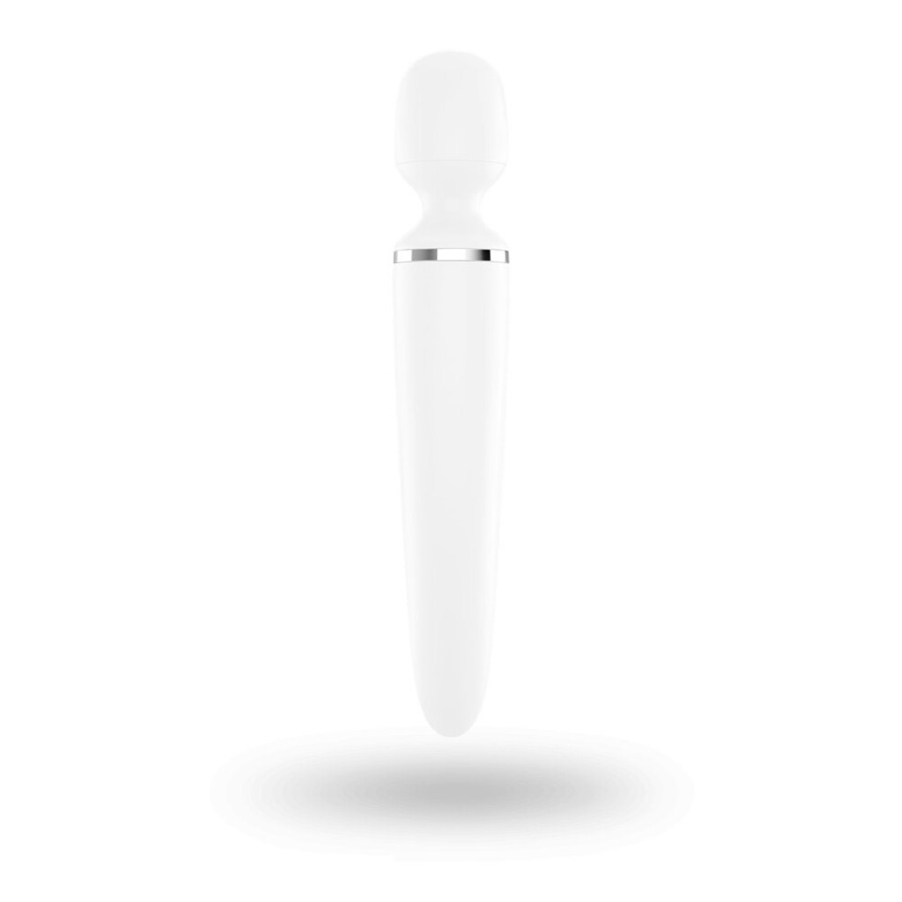 (White) Satisfyer Wand-er Woman - Wand Vibrator Sex Toy