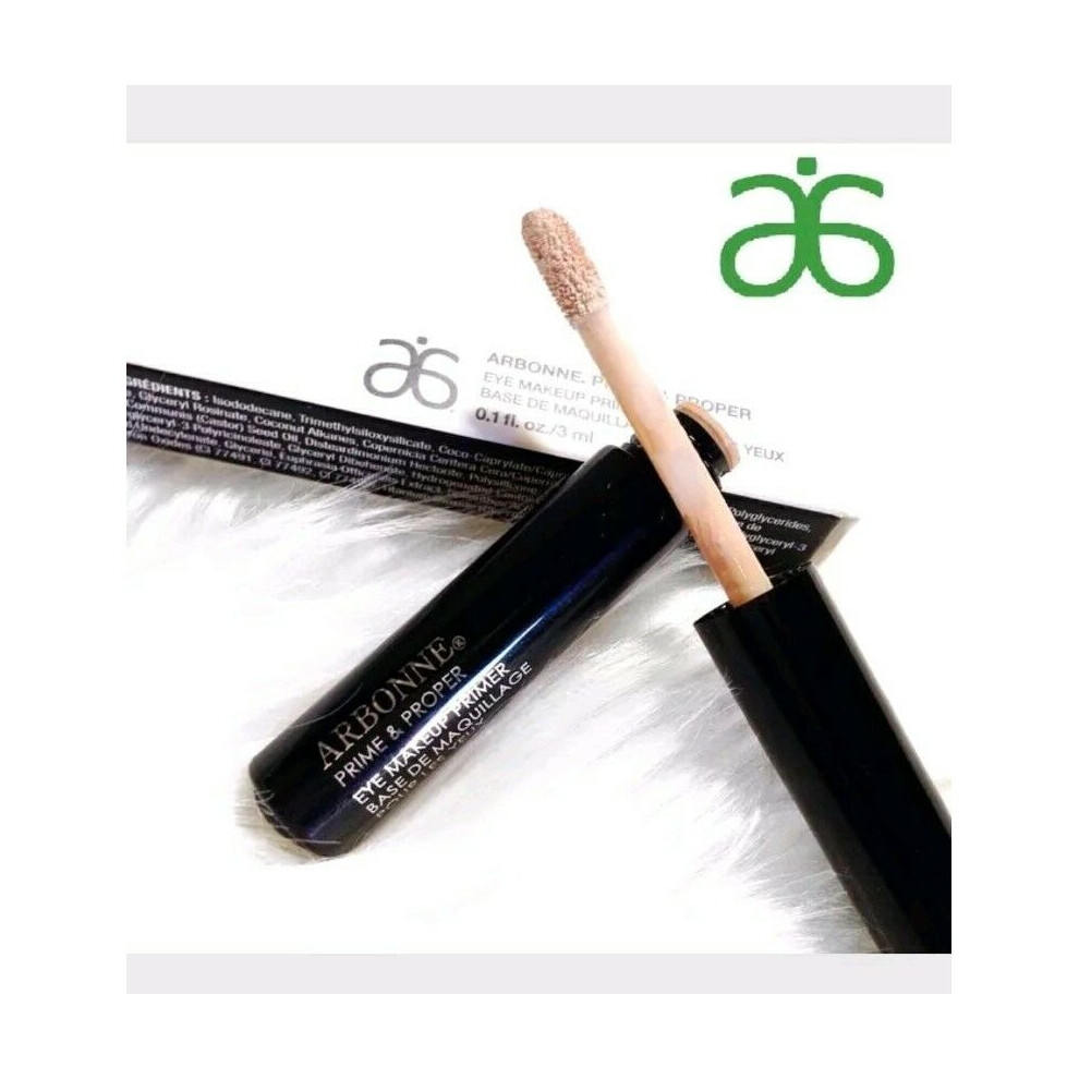 ARBONNE PRIME & PROPER *EYE MAKEUP PRIMER* 3ML Free Uk Delivery New and Boxed