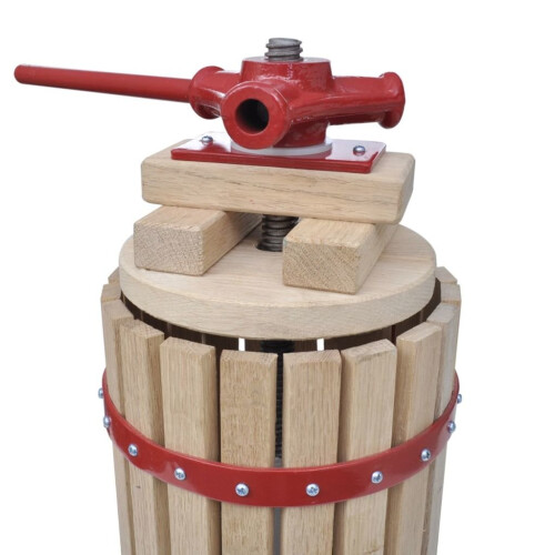 VidaXL vidaXL Fruit and Wine Press 6L Cider Apple Berry Juice Maker Beer Making Tool 2