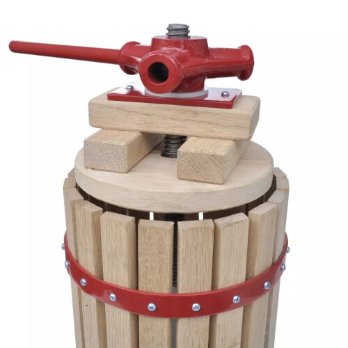 VidaXL vidaXL Fruit and Wine Press 12L Cider Apple Berry Juice Maker Beer Making Tool 2