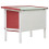 VidaXL vidaXL Kaninchenstall 1 Ebene Rot Holz 5