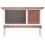 VidaXL vidaXL Kaninchenstall 1 Ebene Braun Holz 3