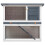 VidaXL vidaXL Kaninchenstall 1 Tür Grau Holz 3