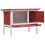 VidaXL vidaXL Kaninchenstall 1 Ebene Rot Holz 2
