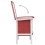VidaXL vidaXL Kaninchenstall 1 Ebene Rot Holz 4
