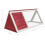 VidaXL vidaXL Kleintier-/Kaninchenstall Rot Holz 5