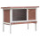 VidaXL vidaXL Kaninchenstall 1 Ebene Braun Holz 1