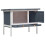 VidaXL vidaXL Kaninchenstall 1 Ebene Grau Holz 2