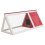 VidaXL vidaXL Kleintier-/Kaninchenstall Rot Holz 3