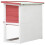 VidaXL vidaXL Kaninchenstall 1 Tür Rot Holz 5