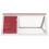 VidaXL vidaXL Kleintier-/Kaninchenstall Rot Holz 2