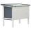 VidaXL vidaXL Kaninchenstall 1 Ebene Grau Holz 5