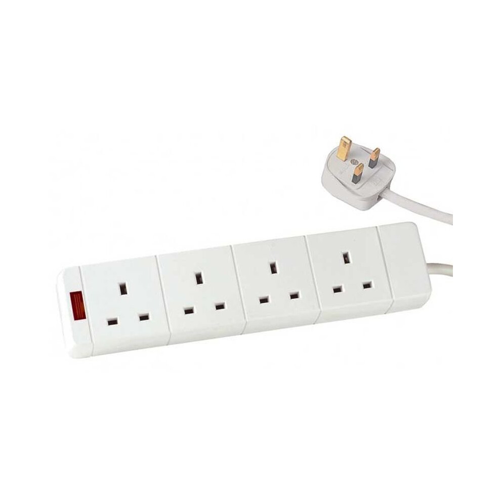 Fdl 4 Way Mains Gang Strip - 2M 5055309600722